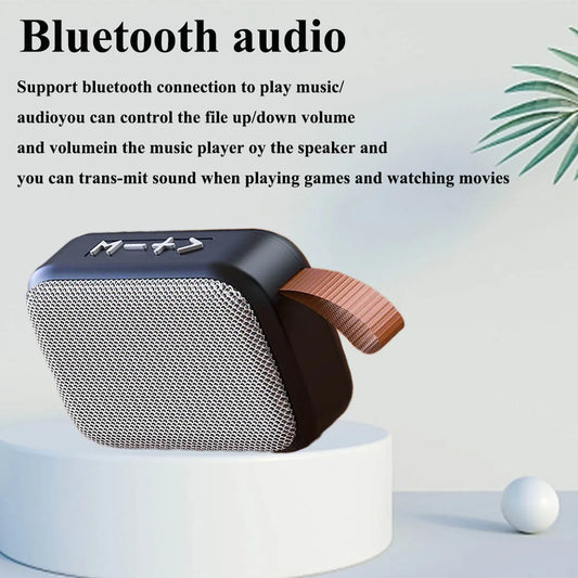 Mini Altavoz Bluetooth 5.0 Portátil – Sonido Estéreo, Ranura Micro SD y Manos Libres